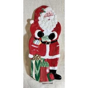 FITZ and FLOYD Snack Therapy Santa Claus small serving dish tray